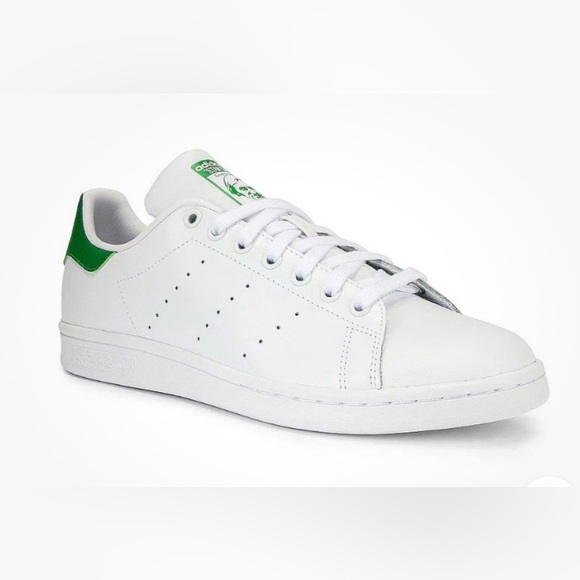 Adidas Stan Smith White and Green Sneakers size 6 - Picture 1 of 8